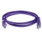 ACT Purple 1 meter U/UTP CAT6A patch cable with RJ45 connectors