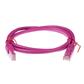 ACT Pink 3 meter U/UTP CAT6A patch cable with RJ45 connectors