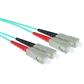 ACT 2 meter LSZH Multimode 50/125 OM3 fiber patch cable duplex with SC connectors