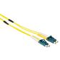 ACT 50 meter Singlemode 9/125 OS2 duplex ruggedized fiber cable with LC connectors