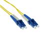 ACT 7 meter LSZH Singlemode 9/125 OS2 fiber patch cable duplex with LC connectors