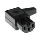MPE-Garry 43R012211 C15 Power connector female right angled for 120 °C