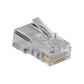 ACT RJ45 (8P/8C) modulaire connector for round cable with stranded conductors